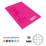 QUADERNO A4 NEON SOFT 80 gr. COPERTINA IN PPL Conf. 10 pz - immagine 2