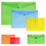 BUSTA CON BOTTONE TRASLUCIDA IN PPL