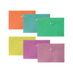 BUSTA CON BOTTONE PASTELLO IN PPL SPIL - immagine 3