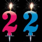 CANDELINA SCINTILLANTE H.9.5 CM