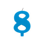 CANDELINA SCINTILLANTE H.9.5 CM - immagine 18