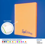 MAXI SPIRALATO A4 SPIL SPILBLOK4D FLUO 80FF 5MM - immagine 3