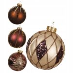 PALLINE DI NATALE IN VETRO ∅8 CM 12PZ - immagine 4