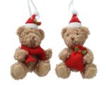 PENDENTE PELUCHE ORSO NATALIZIO