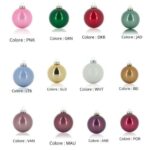 PALLINE DI NATALE IN VETRO D 80MM BOX 16PZ