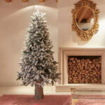 EDG ALBERO DI NATALE MERANO INNEVATO H210 CM