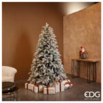 EDG ALBERO DI NATALE MERANO INNEVATO H210 CM - immagine 3