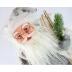 BABBO NATALE WOODLAND VESTITO IN TESSUTO H65 cm - immagine 2