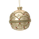 PALLINA PER ALBERO DI NATALE IN VETRO ∅10cm Conf. 2pz - immagine 5