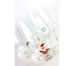 BICCHIERI MERRY CHRISTMAS IN VETRO SET 6PZ - immagine 2