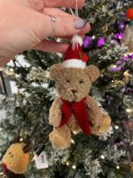PENDENTE PELUCHE ORSO NATALIZIO - immagine 2