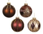 PALLINE DI NATALE IN VETRO ∅8 CM 12PZ